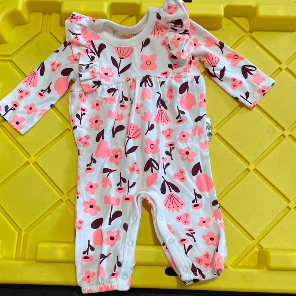 Floral onesie